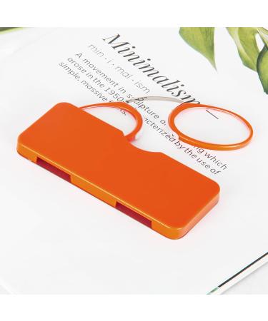 Kokobin Unisex Reading Glasses - Compact Visual Aid Mini Nose Clip Slide-Resistant Always Handy - Orange +1.5 - Buy Online on GoSupps.com