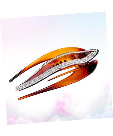 Hair Clip Headband Women Rhinestone Headwear 2 Pcs Hair Clips Women Hair Clip Woman Hairpin - Buy Online on GoSupps.com