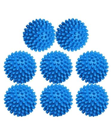 XIEHE Dryer Balls 8 Pack - 2.7 Inch Non-Toxic Reusable Dryer Balls