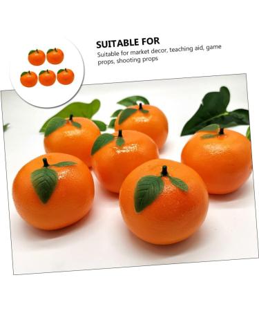 Alipis 5pcs Orange Model Artificial Fruit Mini Decor Light House Decorations for Home Trendy Decor Lifelike Orange Decorations Lifelike Fruit High Simulation Toy Child Foam - Buy Online on GoSupps.com