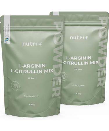 High-Dose Arginine Citrulline Powder 5000mg - Vegan Bodybuilding Supplement | 300g Premium Quality for Fitness & Pump | No Additives - Buy Online on GoSupps.com