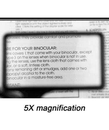 Rectangle 5X Handheld Magnifier for Reading Books Map Hobbies Learning Fault Finding Better Life - Buy Online on GoSupps.com