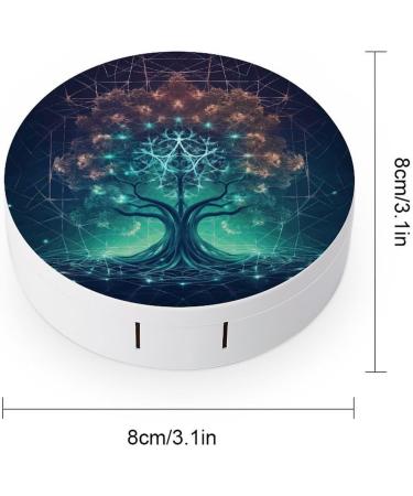Buy Digital Tree of Life Contact Lens Case - Travel & Care Box for Lenses - Buy Online on GoSupps.com