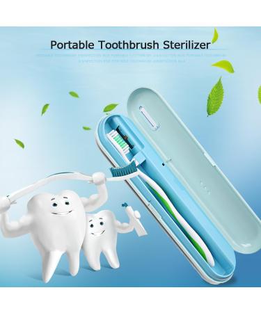 UV-C Portable Intelligent Ultraviolet Toothbrush Disinfection Box USB Charging Type-C Interface Support Toothbrush and Razor Safe and Fast Disinfection Universal Toothbrush (B) - Buy Online on GoSupps.com