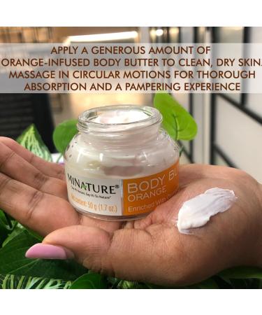 Miniature Body Butter 50g - Vegan Moisturizer with Orange Oil Shea Cocoa & Mango Butter | Non-Greasy Cruelty-Free International Shipping - Buy Online on GoSupps.com