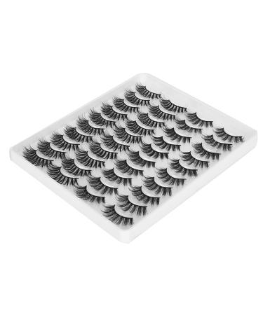 Buy 20 Pairs of 6D Soft Reusable False Eyelashes - Thickening Extension Eyelashes (MC-5) for Stunning Looks - International Shipping Available - Buy Online on GoSupps.com