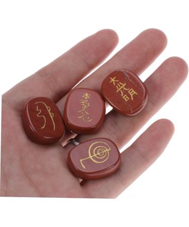 Holibanna Blue Model Foam 3pcs Palm Stone Mini Knit Hats Crystal Stone Pocket Worry Stone Chakra Gemestone Decoration Natural - Buy Online on GoSupps.com
