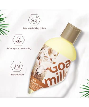 Grospe Goat Milk Body Lotion - 8.45fl.oz Hydrating Lotion with Coconut Oil Intensely Moisturizing for Dry & Sensitive Skin Non-Greasy Fast Absorbing Formula - Buy Online on GoSupps.com