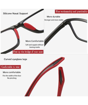 VAKUUM Progressive Multifocus Reading Glasses - Anti Blue Light & Anti Glare Computer Readers for Men & Women | Perfect for Computer Work (Gray Size 4.0x - Buy Online on GoSupps.com