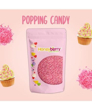 Cocoa Butter Coated Pink Popping Candy 100g - Unflavoured & Natural for Cake Decoration - Pack of 1 - Buy Online on GoSupps.com