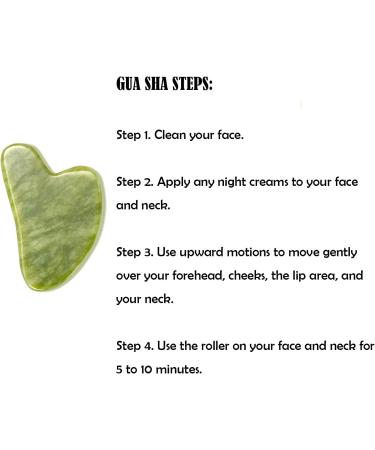 Buy Gua Sha Facial Tools Set - Jade Roller & Acupressure Scraper for Face & Body | Natural Quartz Massage for Fine Lines & Muscle Relief - International Shipping - Buy Online on GoSupps.com