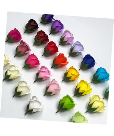 TOPBATHY 50pcs Valentine's Day Rose Bath Gifts Bath Soap Rose House Gifts Mothers Day Soap Rose Soap Rose Petals Rose Gifts Home Decor Valentine's Day Gifts Gift Box Corn Starch Artificial Navy 7X4.5CM - Buy Online on GoSupps.com