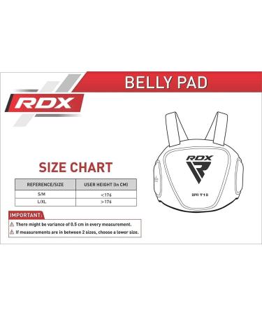RDX Belly Pad Protector - Maya Hide Leather Rib Shield for Boxing and Martial Arts Training - Buy Online on GoSupps.com
