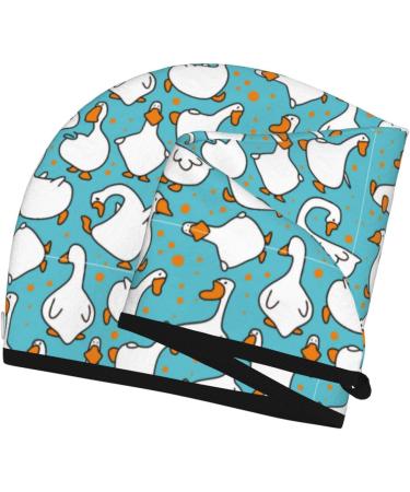 Cartoon Funny Goose Microfiber Hair Towel Wrap - Soft Super Absorbent Coral Velvet Quick Dry Cap for Long Curly & Thick Hair - Buy Online on GoSupps.com