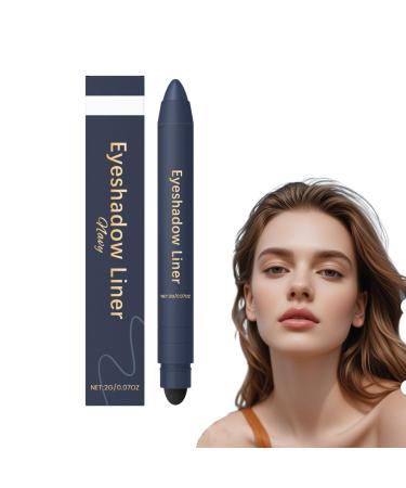 VKaoess 2in1 Waterproof Eyeliner and Eyeshadow Stick Waterproof Eye Pencil for a Smokey or Natural Look Impermeable Eyeliner for Women 2in1 Sharpenable Pencil with Eyeshadow Number 05