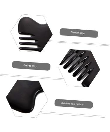Buy Fomiyes 2-Pack Scalp Massager Comb | Effective Massage & Relaxation Tool for Home Use | Scalp Ridge Ochsenhornkamm Design - Buy Online on GoSupps.com