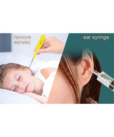 Airgoesin Tonsil Stone & Earwax Remover Kit with LED Tool - 2 Sets, Stainless Steel Pick, Oral Syringe, Irrigation Ear Syringe - Blue/Pink - Buy Online on GoSupps.com