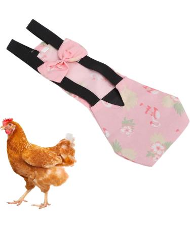 Zerodis Pet Chicken Diapers - Flamingo Pattern, Medium Size - Ideal for Poultry Pet Hygiene & Cleaning - Buy Online on GoSupps.com