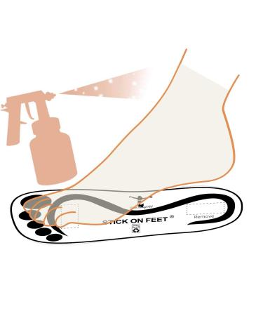 Premium Disposable Spray Tanning Feet Stick-On Sole Protectors - 60 Pairs (120 Feet) for Sunless Tanning - International Shipping Available - Buy Online on GoSupps.com