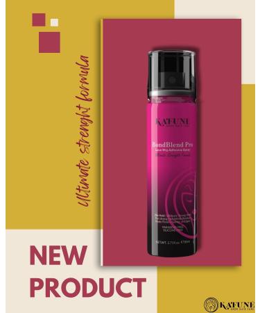 Kafune Amor Hair Bond Blend Pro Glue - Lace Wig Install Spray | Multi-Day Hold Quick Dry No Flaking - Safe for HD Swiss & French Lace - Buy Online on GoSupps.com