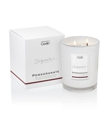 Luxury Scented Candles Gifts for Women | Natural Wax Blend | 65 Hours Burn time | Hotel Collection | The Copenhagen Company - Pomegranate (21oz) 21oz Pomegranate 21oz