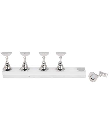 Proper Size Magnetic Nail Tips Holder Nail Art Display Stand High-Quality Materials for Home Beauty Salon Manicure Store Salon Shop(6#Set)