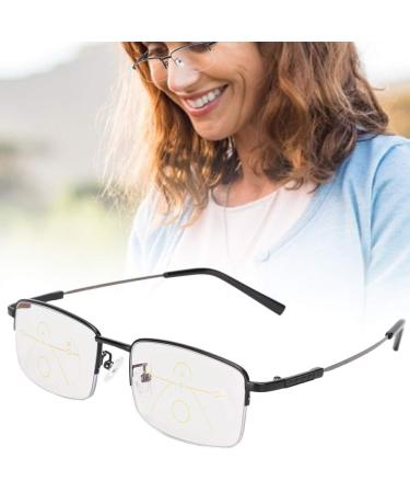 Buy Multifocal Reading Glasses for Elderly | Visual Fatigue Relief & Anti Blue Light | Includes Case - Buy Online on GoSupps.com