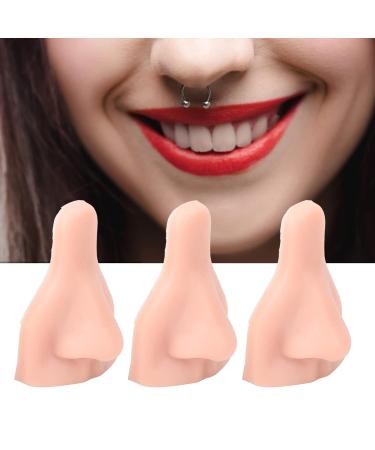 Silicone Nose Model - 3pcs Soft Flexible Nose Display Mold for Practice (Light Beige) | International Shipping Available - Buy Online on GoSupps.com