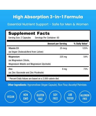 NutraChamps Complete Bone & Metabolic Support : Magnesium Zinc D3 & Berberine Duo - Buy Online on GoSupps.com