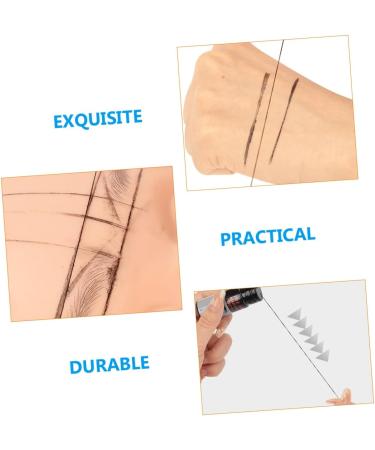 FOMIYES Eyebrow Ink Black Line Eyebrow Tattoos Ruler Eyebrow Mark Ruler Eyebrow Trimming Orthotics - Buy Online on GoSupps.com