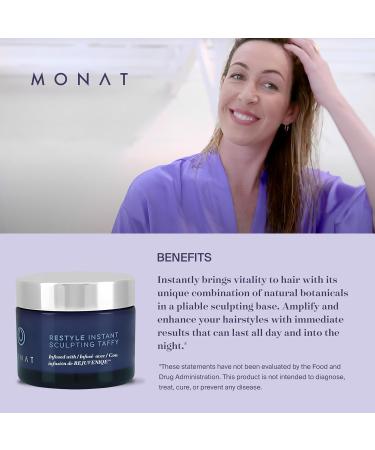 MONAT Restyle Instant Sculpting Taffy - Long Lasting Hair Styling Product with Rejuveniqe | 30ml - Buy Online on GoSupps.com