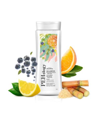 Joanna JOANNA PEHology Hair Care Shampoo 300ml - Deep Cleansing Shampoo for Dry Hair - Exfoliating Shampoo for Hair and Scalp
