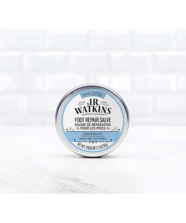 J.R. Watkins Peppermint Foot Repair Salve - 2.1 Ounce | Soothing Relief for Dry Cracked Feet - Buy Internationally - Buy Online on GoSupps.com