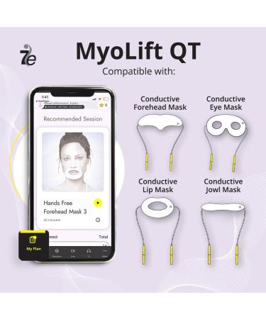 QT Plus Microcurrent Facial Device - Personalized Face Lift Device for Youthful Radiant Skin at Home| Smart Skin Care Kit | Experience AI Skin Analysis Free for 30 Days with Base Membership - Buy Online on GoSupps.com