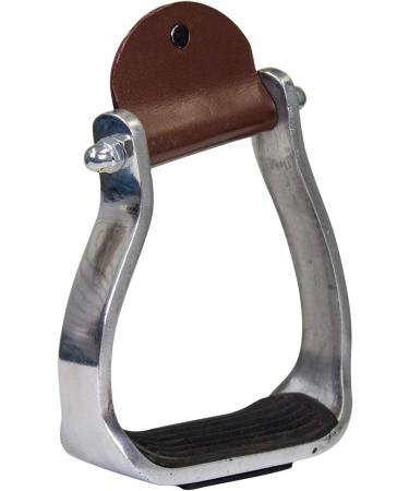 Tahoe Tack Angled Engraved Knee Relief Western Show Stirrups - Comfort and Style for Western Riders - Buy Online on GoSupps.com