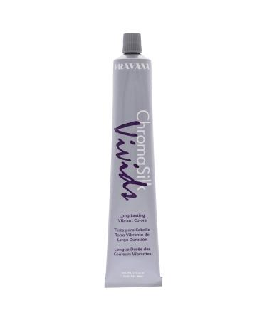 PRAVANA ChromaSilk Vivids Blue Creme Hair Color 3 fl oz - Silk & Keratin Protein - Long-Lasting Formula - Pack of 1 - Buy Online on GoSupps.com