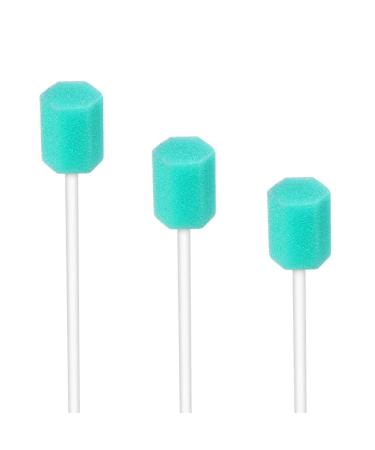 (50 Pack) Disposable Oral Swabs, Sterile Dental Sponge Swabsticks Unflavored for Mouth & Gum Cleaning 50 Pack sky blue