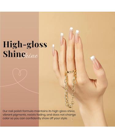 Beetles Nude Gel Nail Polish Set 15ml - Neutral Mocha Mouse Cake Color | Translucent Soak Off U V LED Nail Lamp Gel Polish | Nail Art Gift for Women - 0.5Oz - Buy Online on GoSupps.com