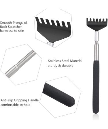 High-Quality Telescopic Back Scratcher - Extendable 68 cm Reach for Head & Back - Black - Buy Online on GoSupps.com