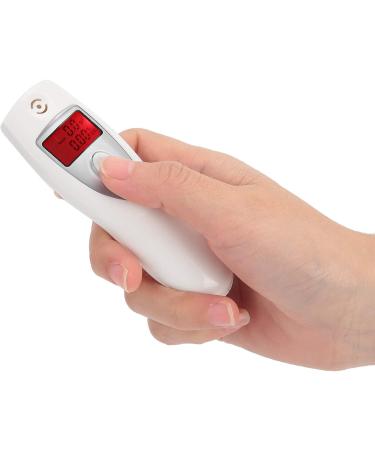Zerodis Portable Digital Breathalyzer Alcohol Tester - High Accuracy Non-Contact Drunk Detector with LCD Screen - White - Buy Online on GoSupps.com