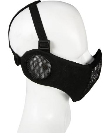 OAREA Tactical Airsoft Mask | Half Bottom Metal Steel Mesh | Elite Ear Protection for Paintball & Outdoor Activities - Buy Online on GoSupps.com