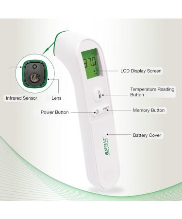 Benemax Infrared Forehead Canadian Medical Thermometer: Health Canada Licence No:106453. Touchless. Instant Readings with Clinical Accuracy. for All Ages. LED Screen. - Buy Online on GoSupps.com