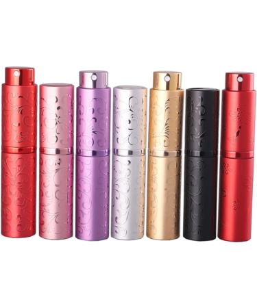 Angoily Travel Small Spray Bottle - 10.3cm Glass Container | Black | Perfect for Travel & Skincare - Buy Online on GoSupps.com