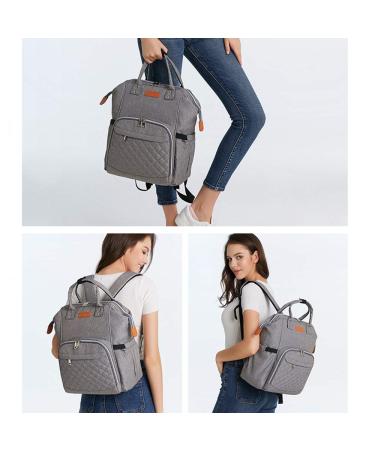 Multi-Function Waterproof Diaper Bag | Large Capacity Nappy Bag Handbag for Baby Care | Travel Backpack in Black - Buy Online on GoSupps.com