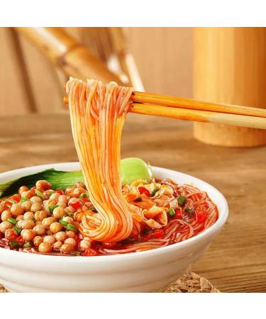 Mkostlich Hot and Sour Rice Noodles Instant Vermicelli Spicy and Sour Thin Sweet Potato Noodles Chinese Authentic Snacks 5 packs Suan La Fen  - Buy Online on GoSupps.com