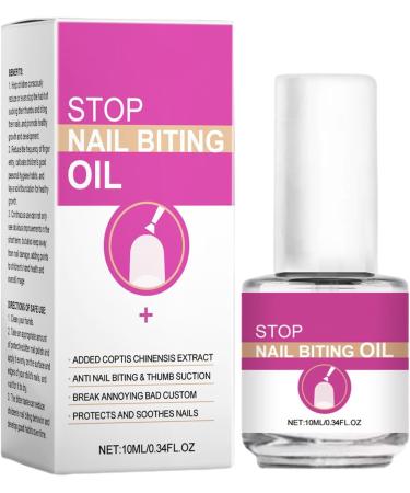 Anti Nail Biting Polish Anti Nail Biting Nail Oil - Nail Care No Bite Nail Polish Nail Biter Stopper Safe & Effective Solution Stop Biting Nails for Kids - Buy Online on GoSupps.com