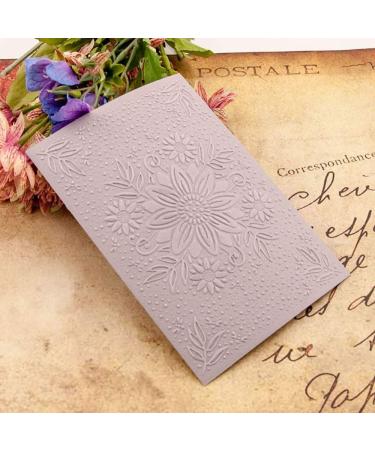 Leaf Flower Pattern Plastic Embossing Folder Template for DIY Crafts - Scrapbooking, Card Making, and Paper Decor - Buy Online on GoSupps.com