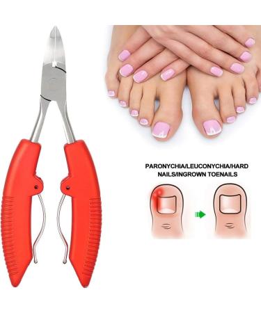 Nail Pliers Cuticle Nipper Cuticle Scissors Pedicure Tool for Fingernail Toenail (ZeooniGzUMYjAh-12) - Buy Online on GoSupps.com