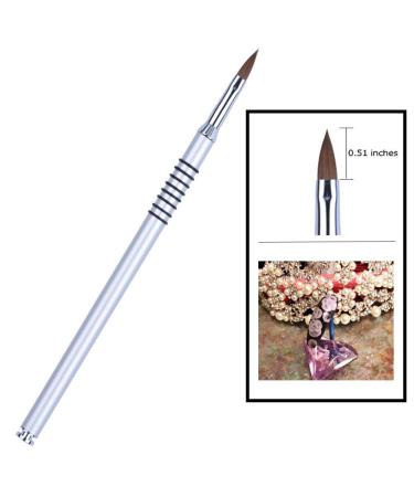 Brccee AC 3D Nail Art Brush - Non-Slip Handle Sculpture Brush for Acrylic Powder (Size 5) - Buy Online on GoSupps.com