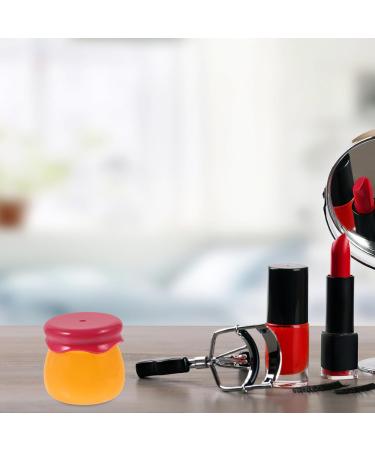 Beaupretty Lip Balm Jar with Spoon Honey Jar Shaped Cream Jar with Lid Empty Refillable Cosmetic Container Sample Storage Jar for Cream Lotion Lip Balm Eyeshadow (6g) Red - Buy Online on GoSupps.com